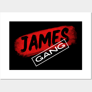 james gang simple design Posters and Art